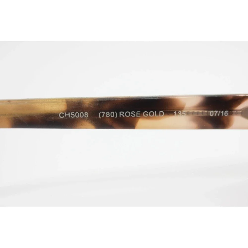 Cole Haan CH5008 Rose Gold Tortoise Eyeglasses Frames 50-17-135 Womens Eyewear